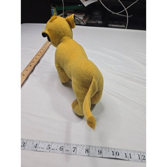 Disney The Lion King Simba Plush‎ Toy Small Stuffed Animal Yellow Lion Cub 9" - Picture 4 of 4